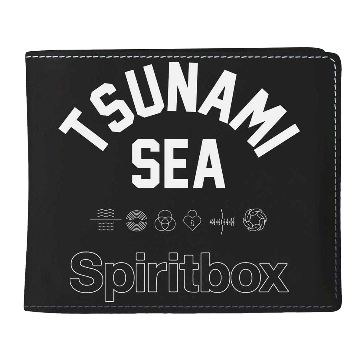Black - Front - Spiritbox Tsunami Sea Wallet
