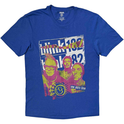 Blue - Front - Blink 182 Unisex Adult One More Time T-Shirt