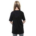 Black - Back - The Beatles Womens-Ladies Colours Crossing Abbey Road T-Shirt