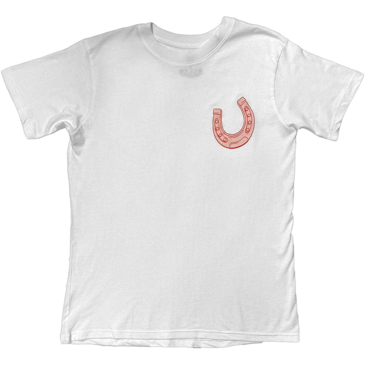 White - Front - Tom & Jerry Unisex Adult Howdy Partner Back Print T-Shirt