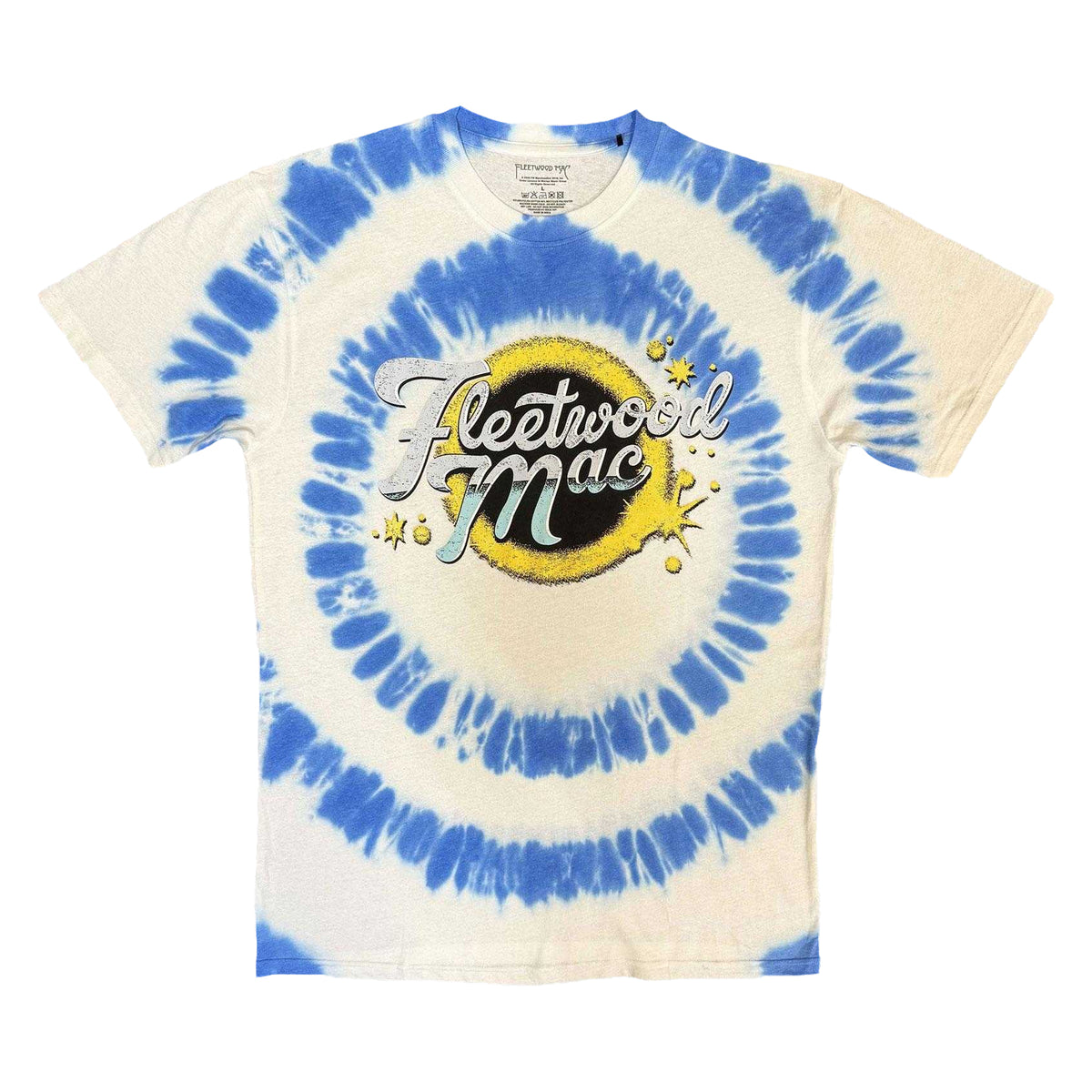 White - Front - Fleetwood Mac Unisex Adult Spiral Logo T-Shirt