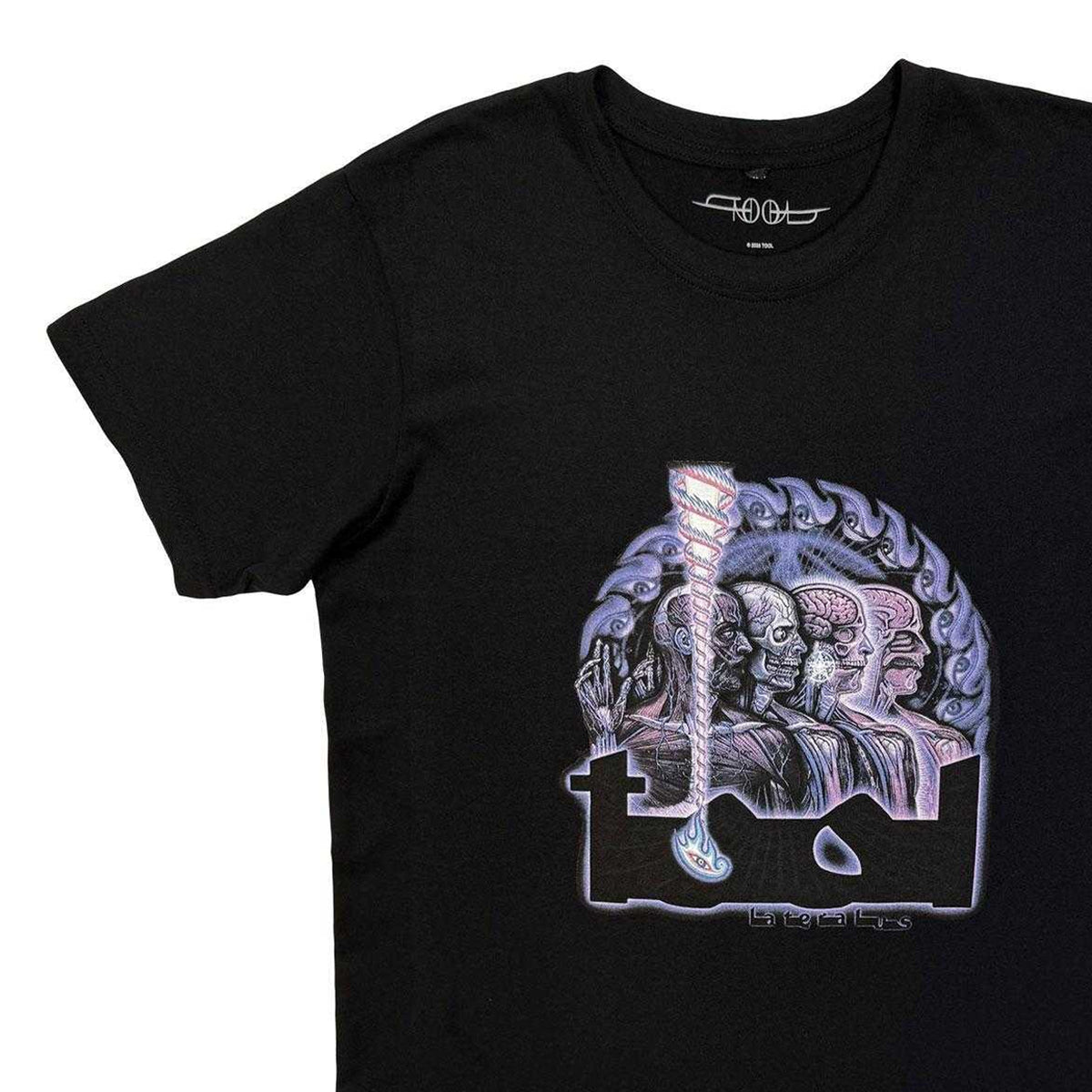 Black - Side - Tool Unisex Adult Lateralus Dissection Carbon Back Print T-Shirt
