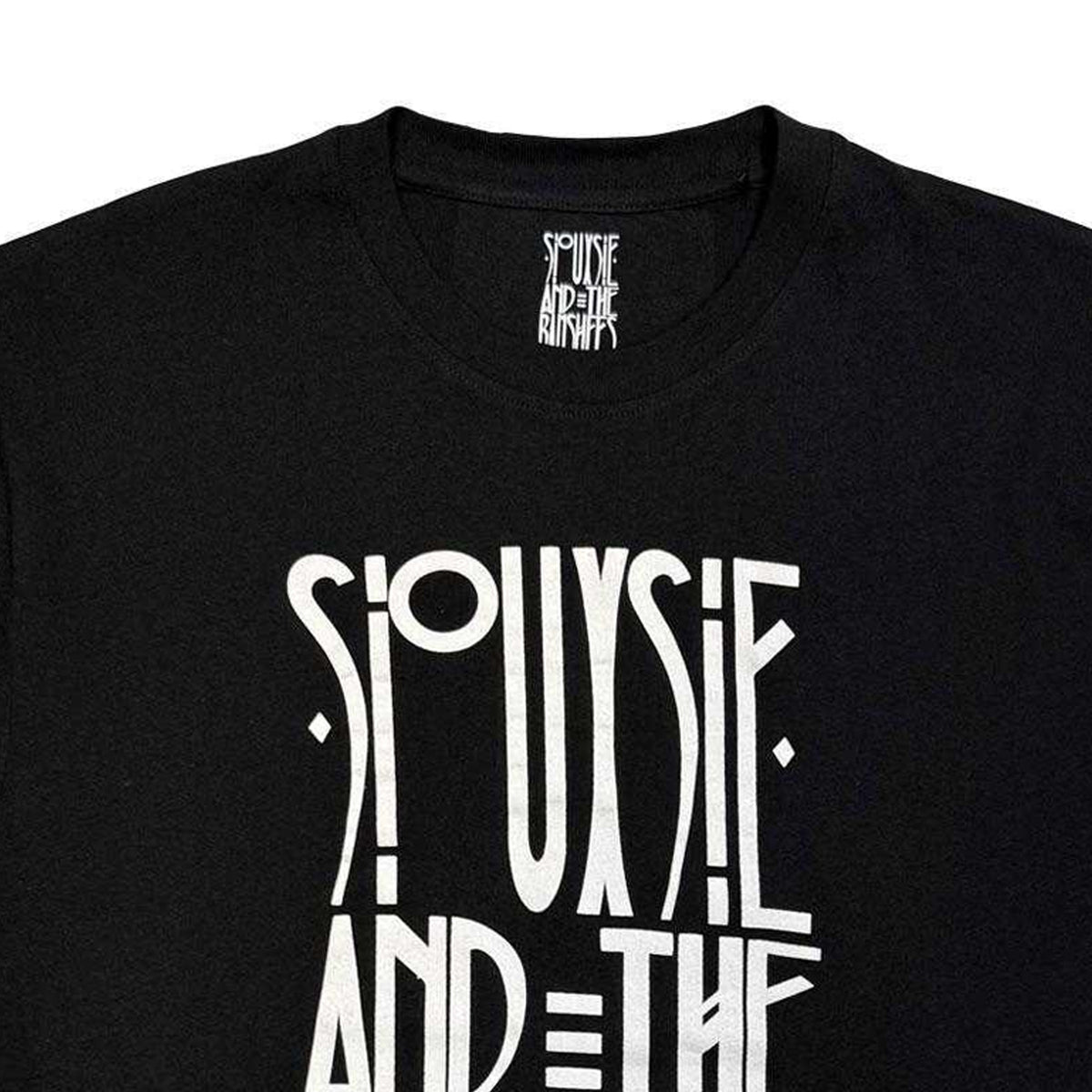 Black - Side - Siouxsie & The Banshees Unisex Adult Mono Logo T-Shirt