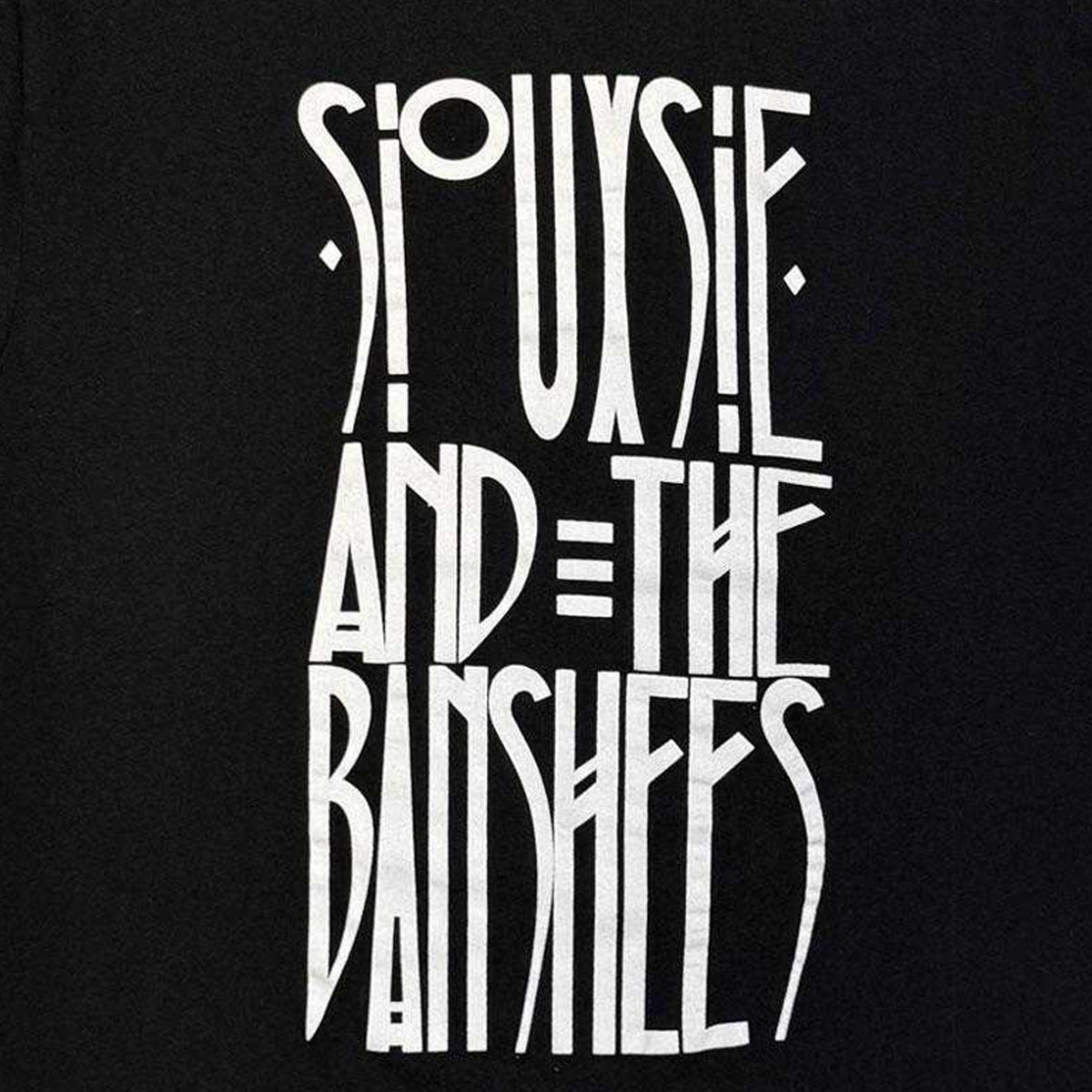 Black - Lifestyle - Siouxsie & The Banshees Unisex Adult Mono Logo T-Shirt