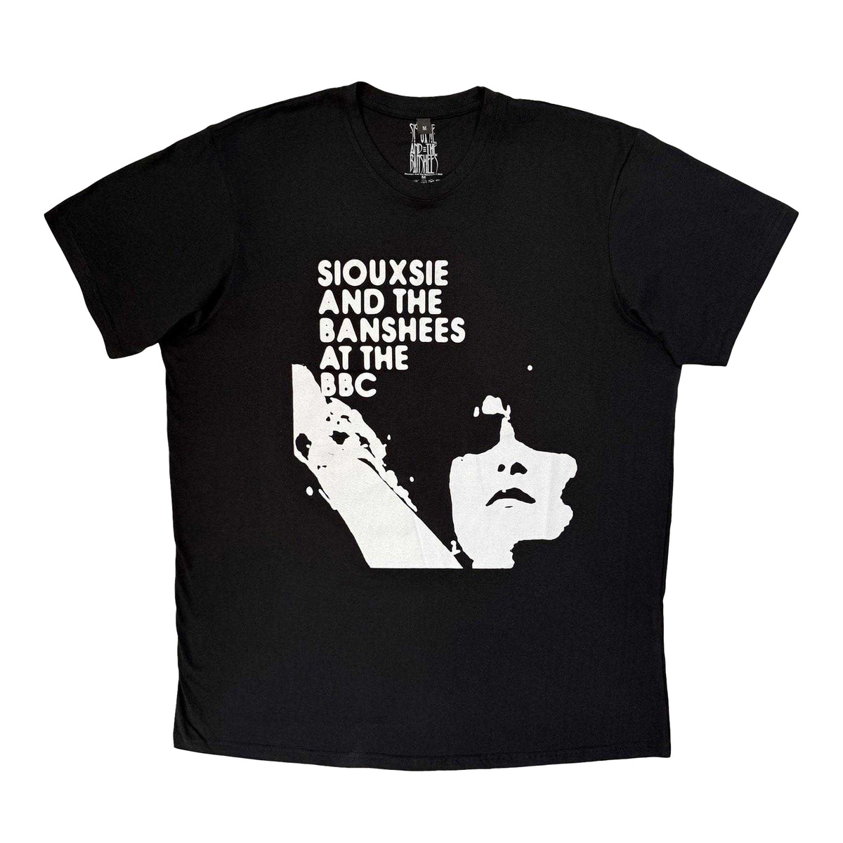 Black - Front - Siouxsie & The Banshees Unisex Adult At The BBC Carbon T-Shirt