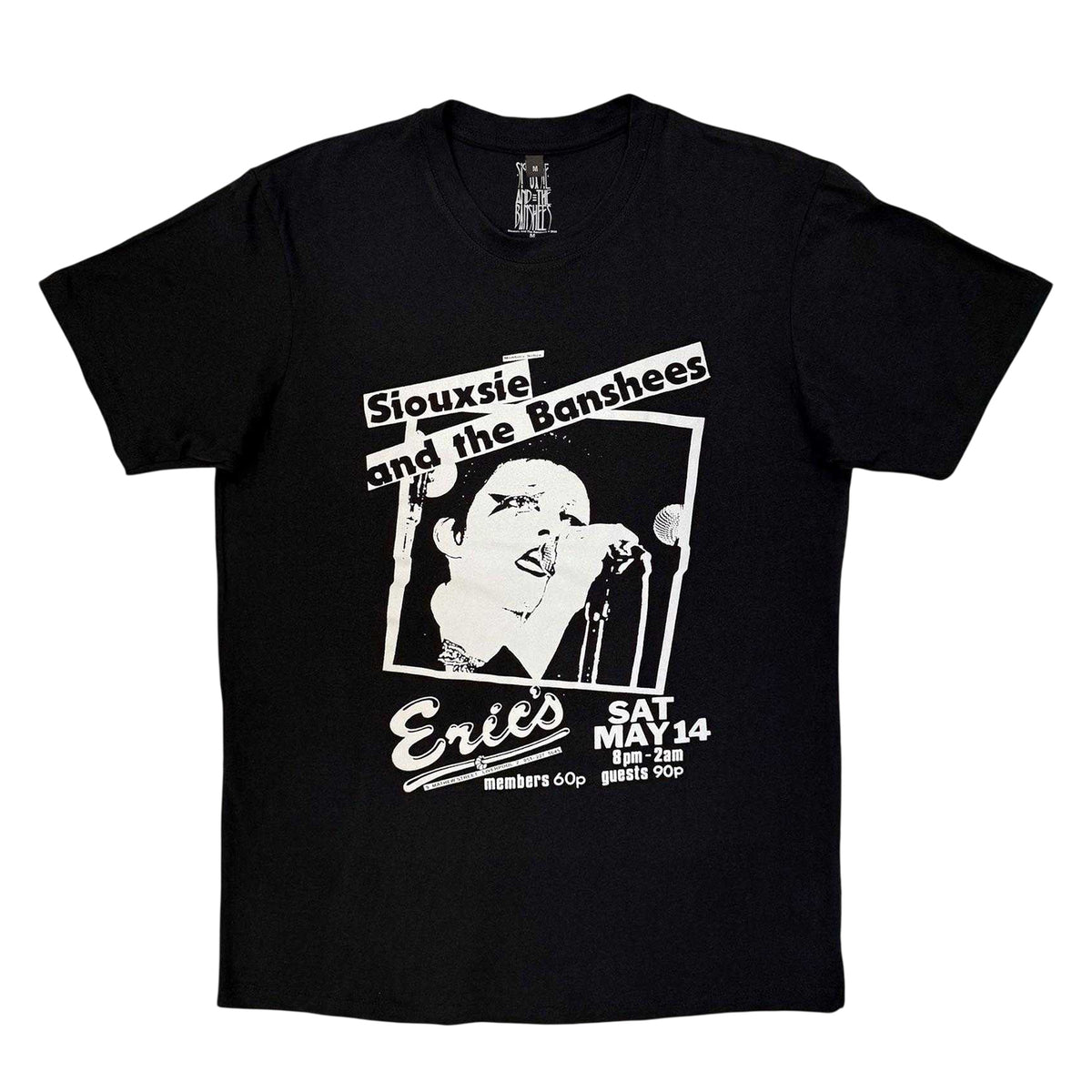 Black - Front - Siouxsie & The Banshees Unisex Adult Eric´s Carbon T-Shirt