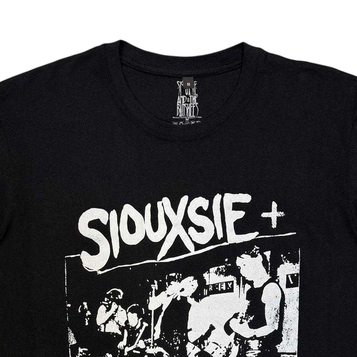Black - Side - Siouxsie & The Banshees Unisex Adult Live! Carbon T-Shirt