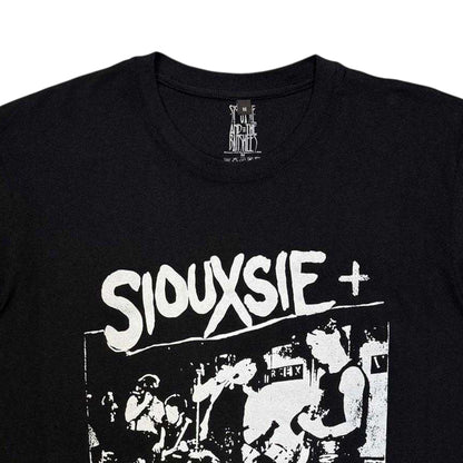 Black - Side - Siouxsie & The Banshees Unisex Adult Live! Carbon T-Shirt