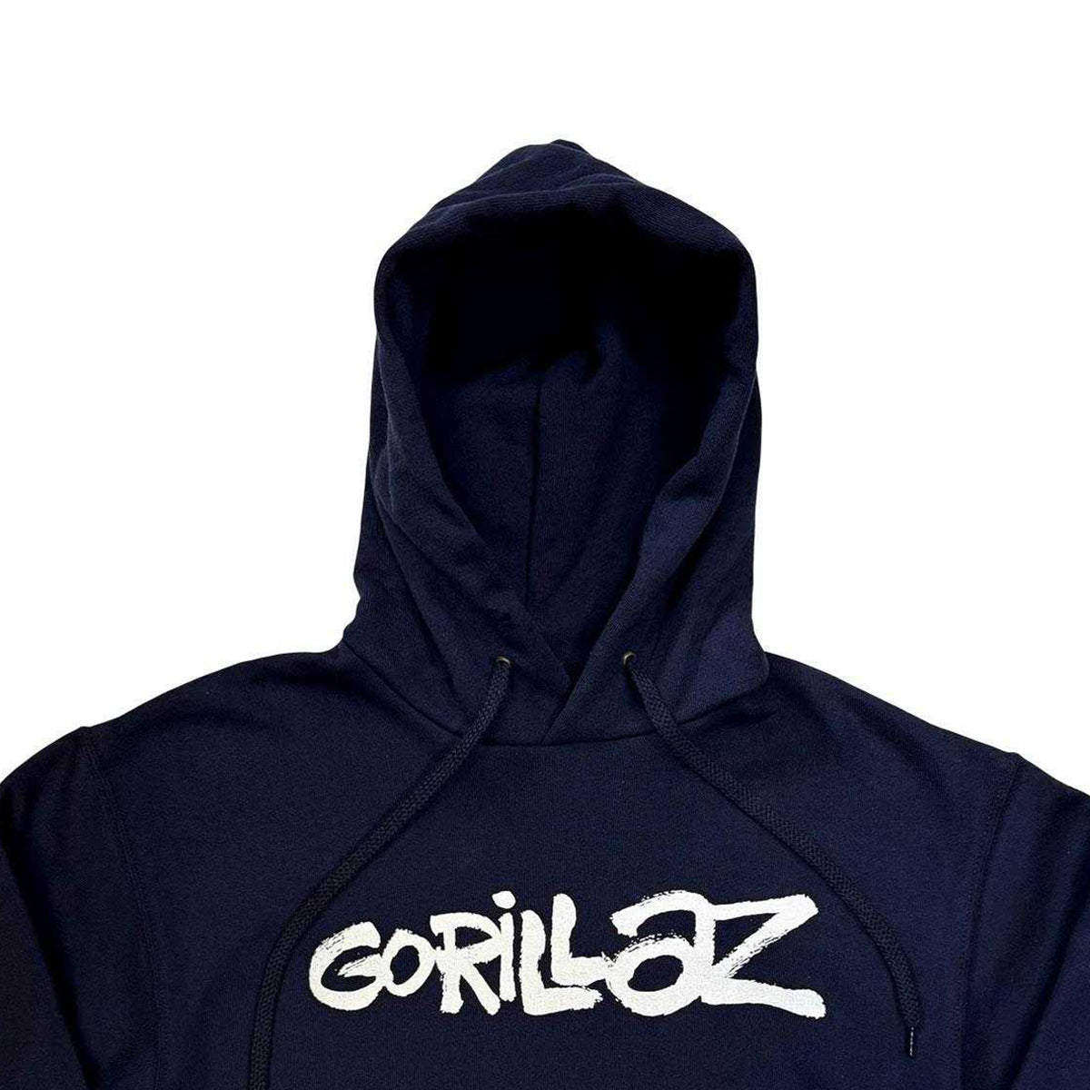 Navy Blue - Side - Gorillaz Unisex Adult Cracker Island Back Print Hoodie