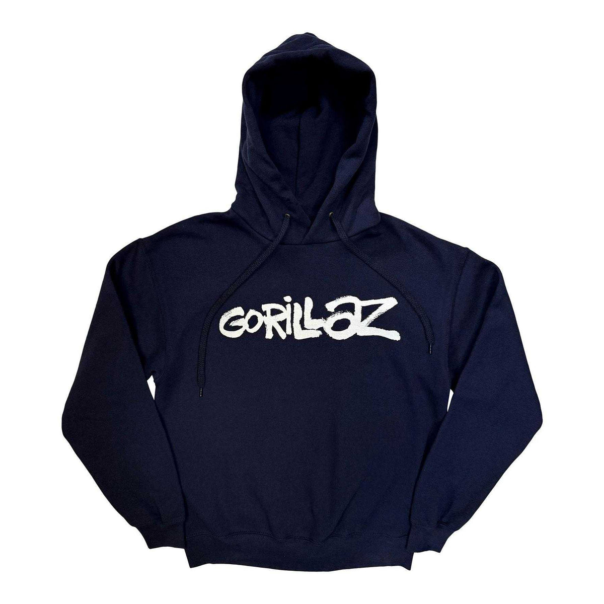 Navy Blue - Front - Gorillaz Unisex Adult Cracker Island Back Print Hoodie