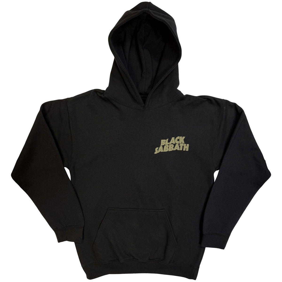 Black - Front - Black Sabbath Unisex Adult US Tour 1978 Pocket Logo Hoodie