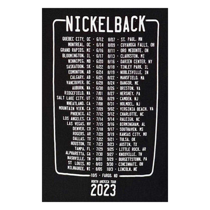 Black - Lifestyle - Nickelback Unisex Adult Get Rollin´ Carbon Back Print T-Shirt