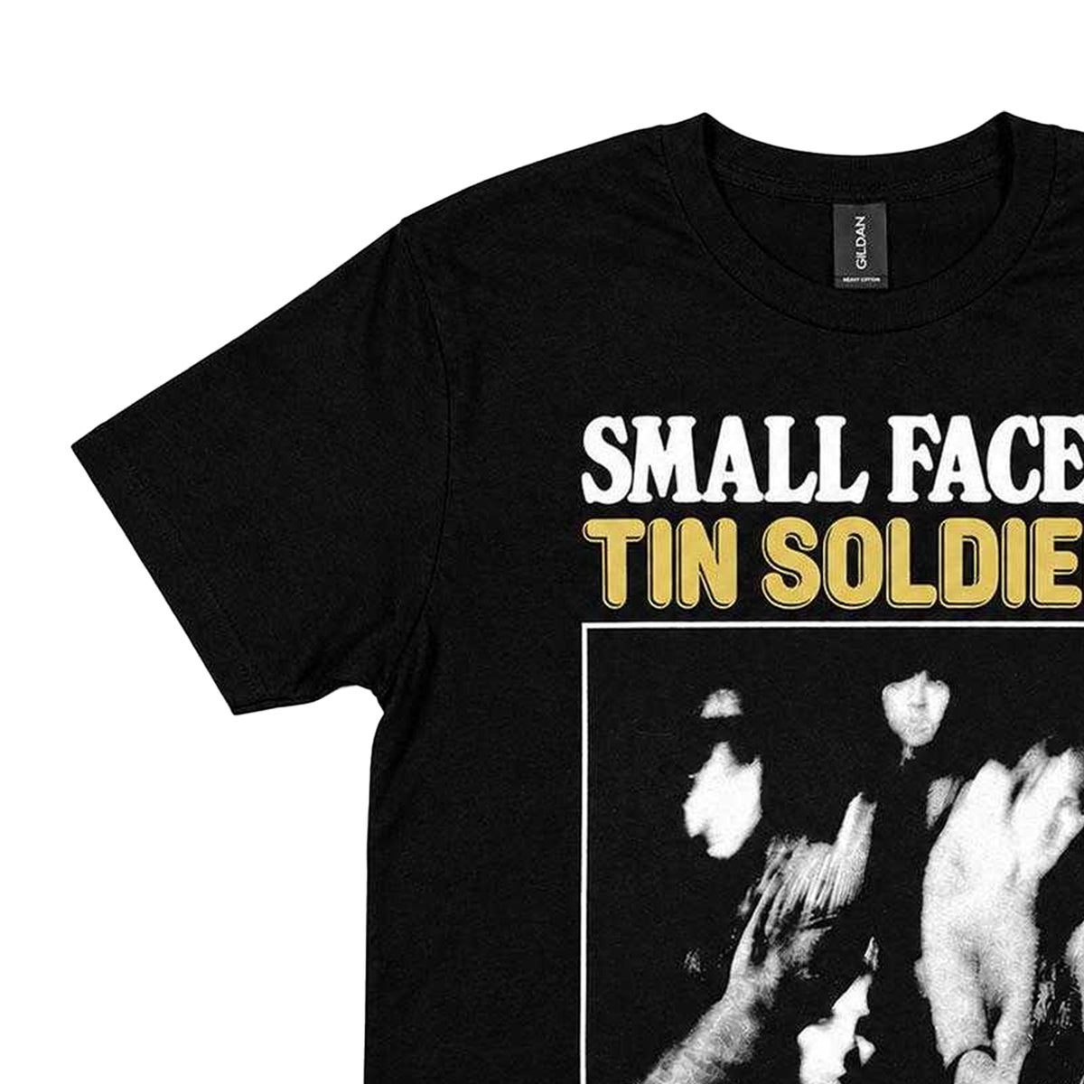 Black - Side - Small Faces Unisex Adult Tin Soldier T-Shirt