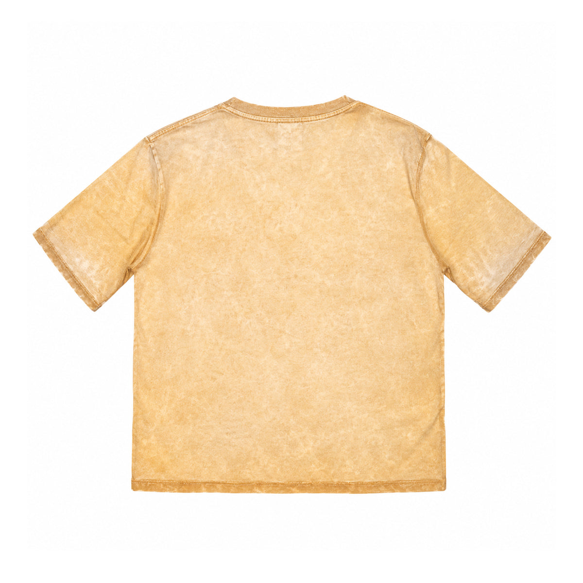 Orange - Back - Sublime Womens-Ladies Summer Season Mesh Crop Top