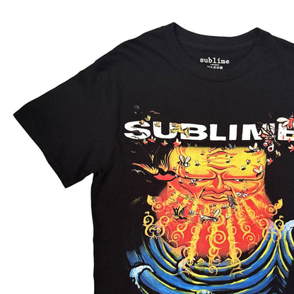 Black - Side - Sublime Unisex Adult Underwater World Back Print T-Shirt