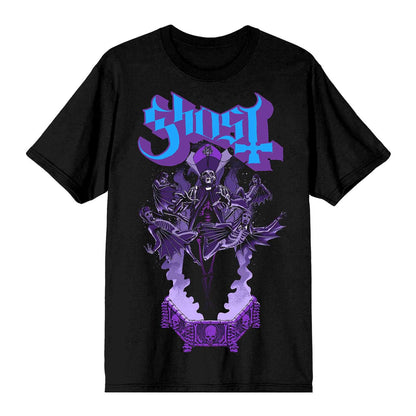 Black - Front - Ghost Unisex Adult Summoning V T-Shirt