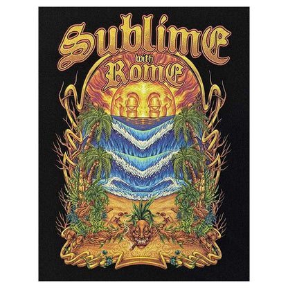 Black - Side - Sublime Unisex Adult Summer Season T-Shirt