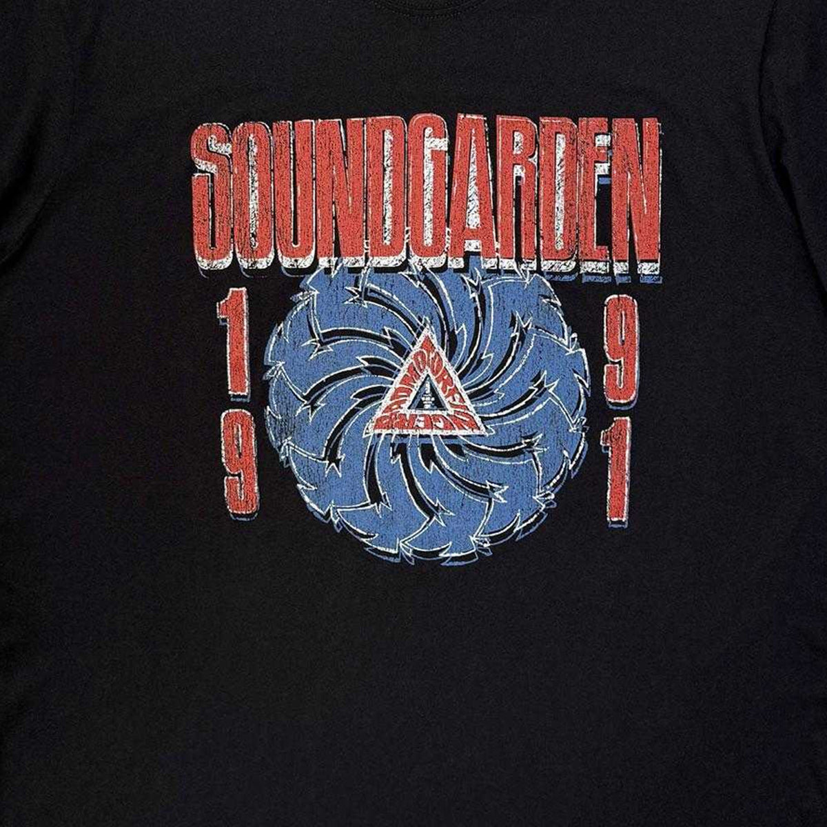 Black - Side - Soundgarden Unisex Adult 1991 T-Shirt