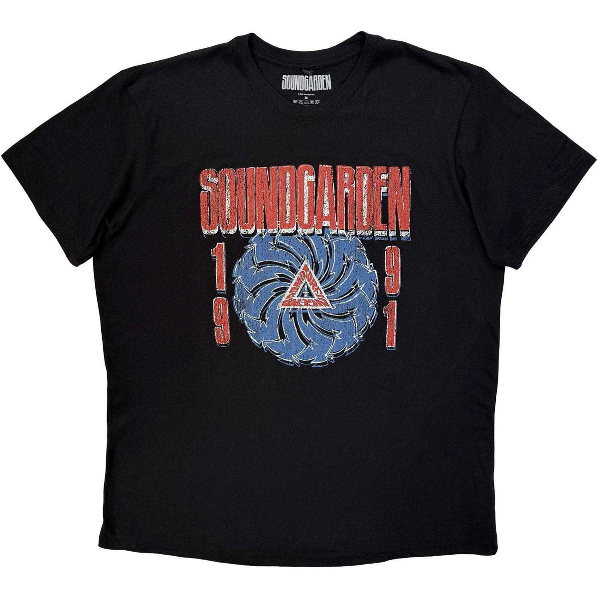 Black - Front - Soundgarden Unisex Adult 1991 T-Shirt