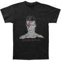 Black - Front - David Bowie Unisex Adult Aladdin Sane T-Shirt