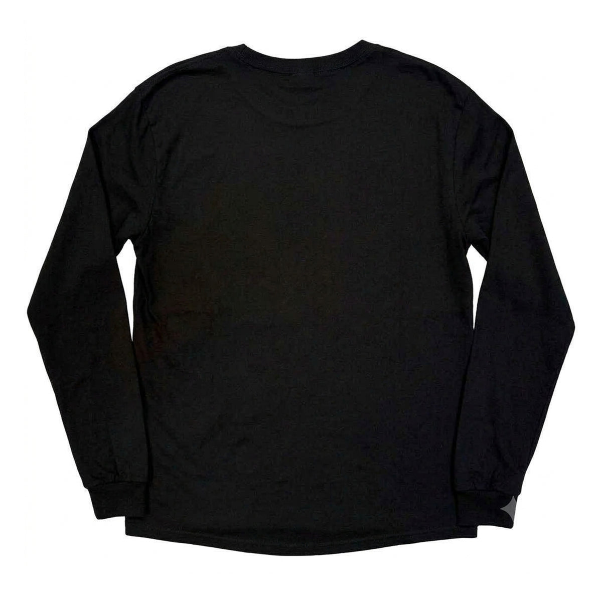 Black - Back - Oasis Unisex Adult Logo Long-Sleeved T-Shirt