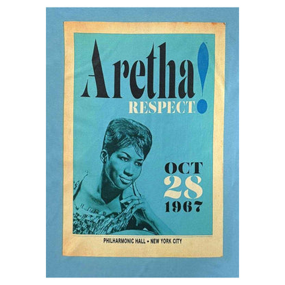 Blue - Side - Aretha Franklin Unisex Adult Respect Crew Neck T-Shirt