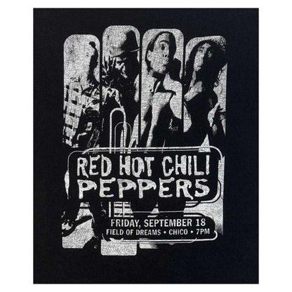 Black - Side - Red Hot Chili Peppers Unisex Adult Field Of Dreams Flyer T-Shirt