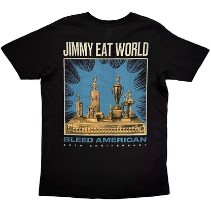 Black - Back - Jimmy Eat World Unisex Adult Bleed American Back Print T-Shirt