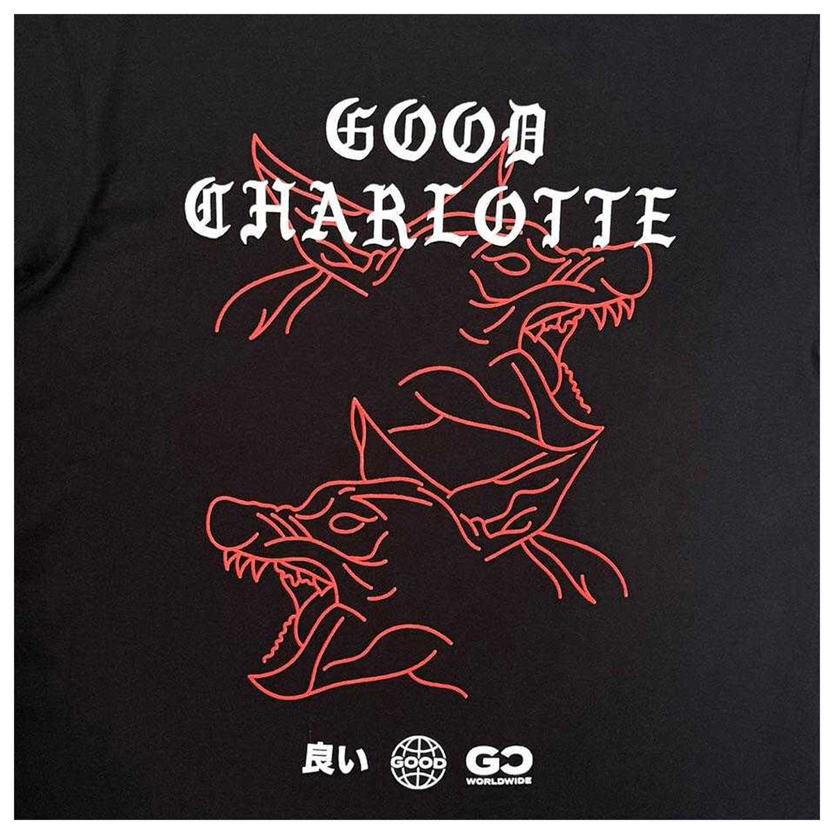Black - Back - Good Charlotte Unisex Adult Stray Dogs T-Shirt