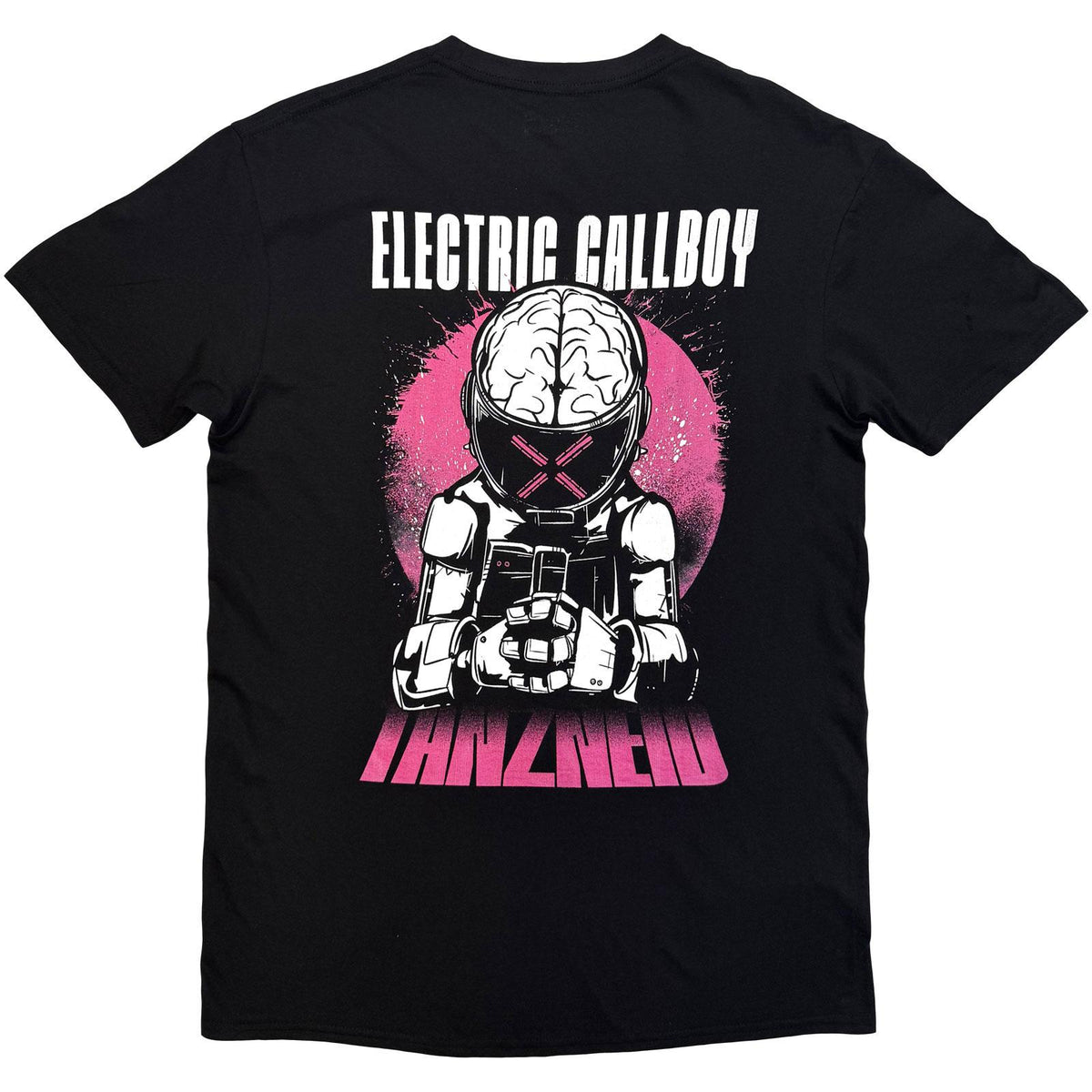 Black - Back - Electric Callboy Unisex Adult Tanzneid Robot T-Shirt