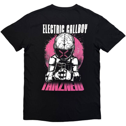 Black - Back - Electric Callboy Unisex Adult Tanzneid Robot T-Shirt