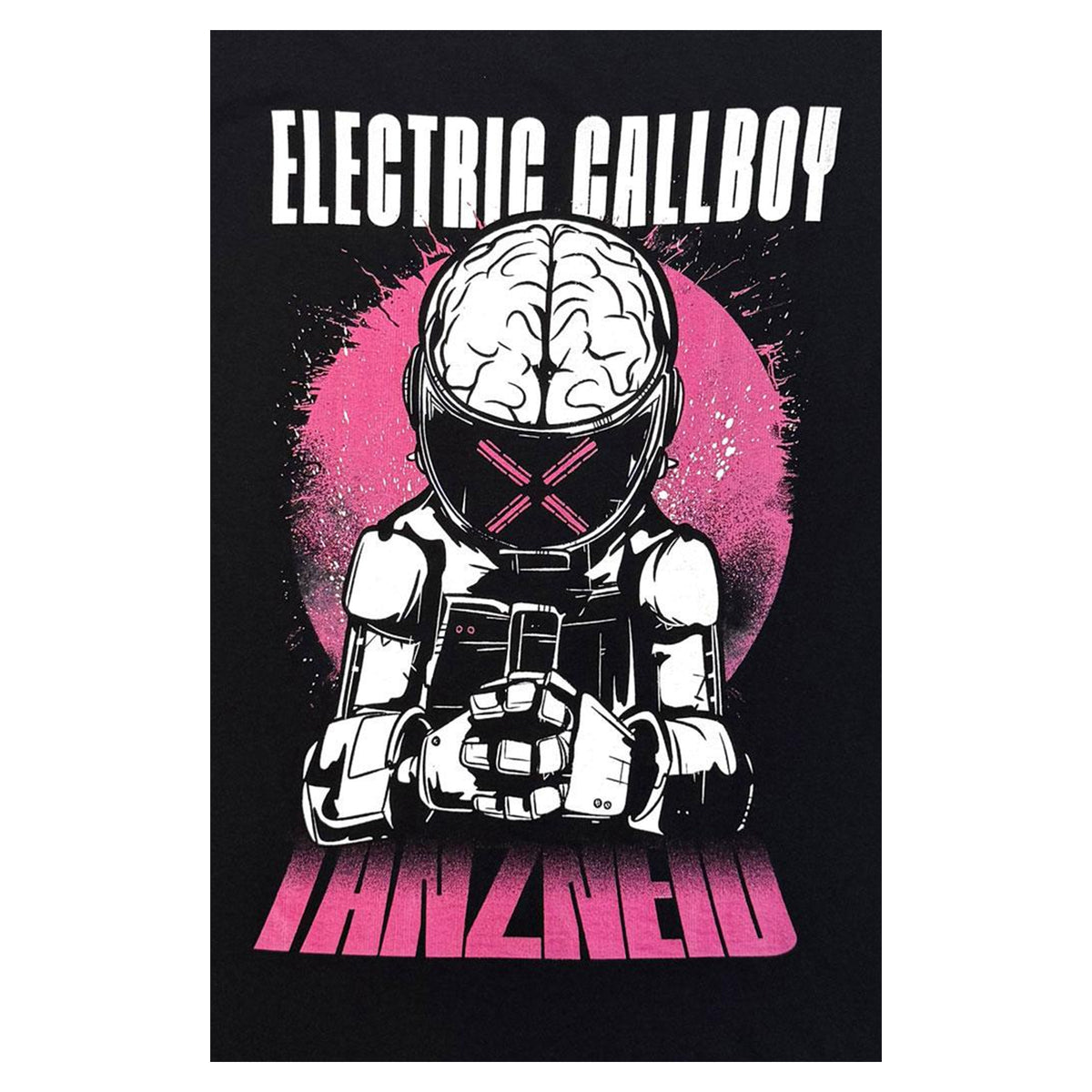 Black - Side - Electric Callboy Unisex Adult Tanzneid Robot T-Shirt