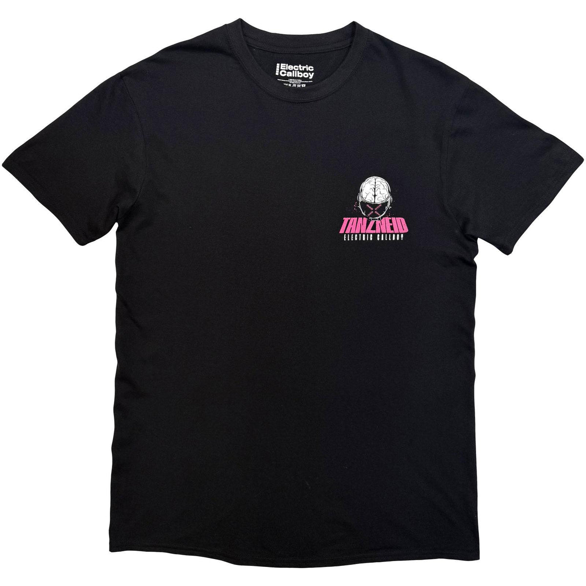 Black - Front - Electric Callboy Unisex Adult Tanzneid Robot T-Shirt