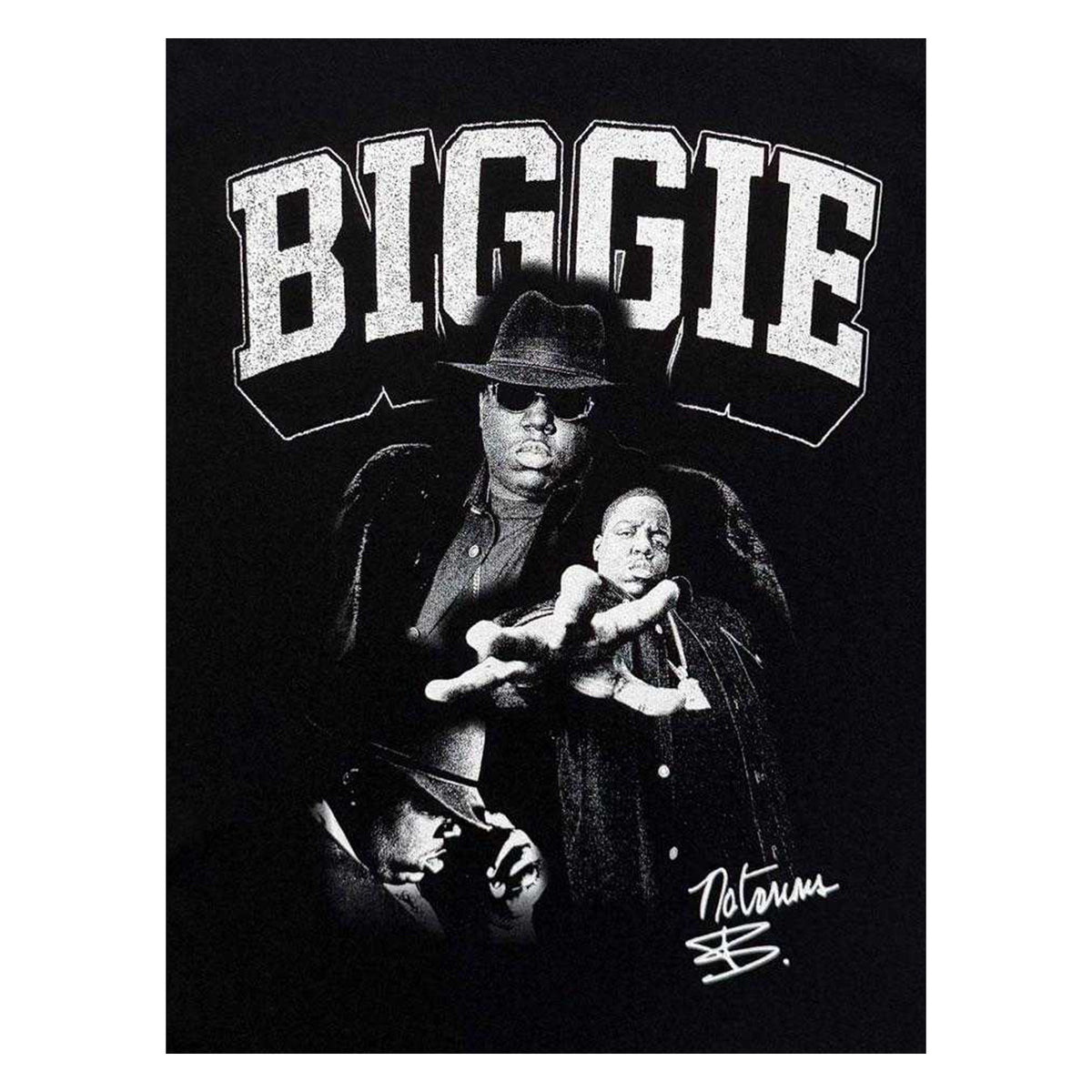 Black - Side - Biggie Smalls Unisex Adult Life After Death Back Print T-Shirt