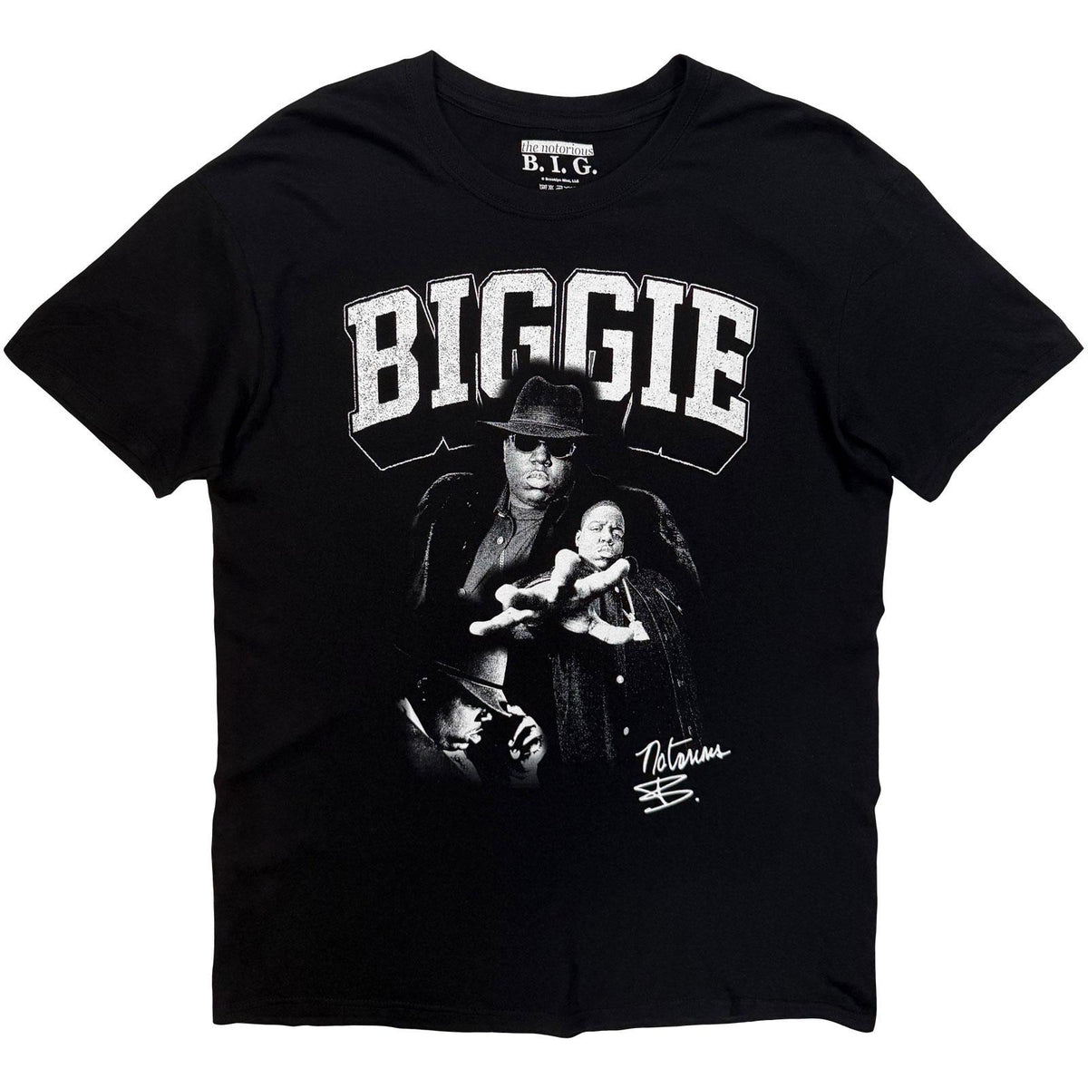 Black - Front - Biggie Smalls Unisex Adult Life After Death Back Print T-Shirt
