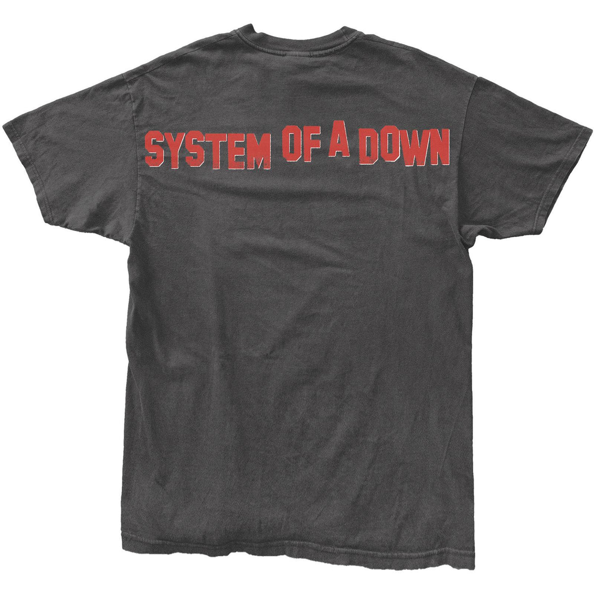 Charcoal Grey - Back - System Of A Down Unisex Adult Toxicity Stack T-Shirt