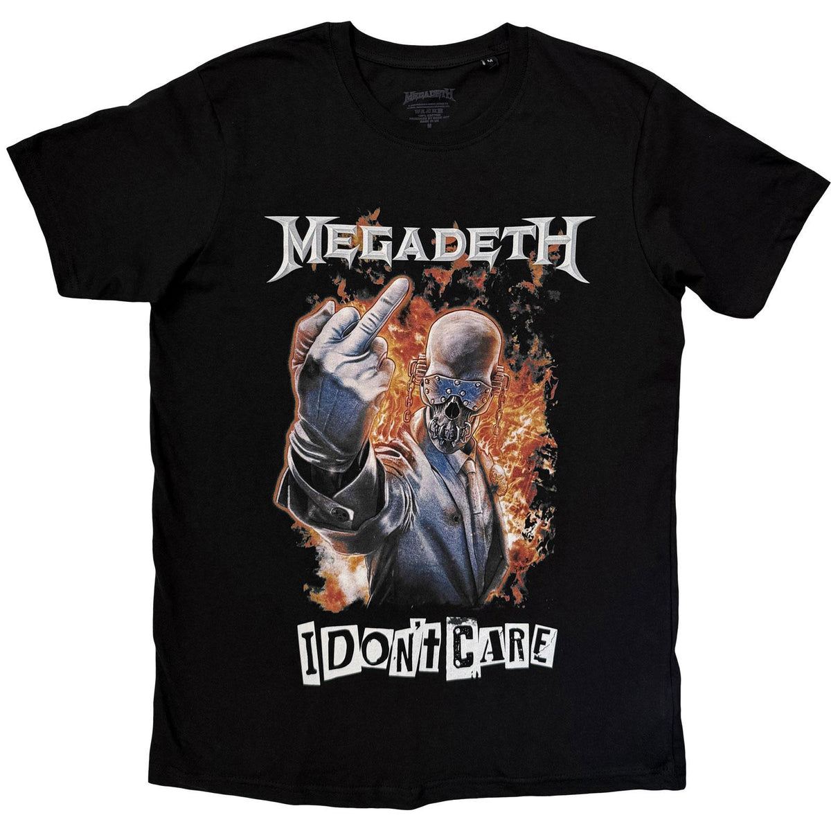Black - Front - Megadeth Unisex Adult Ransom Note T-Shirt