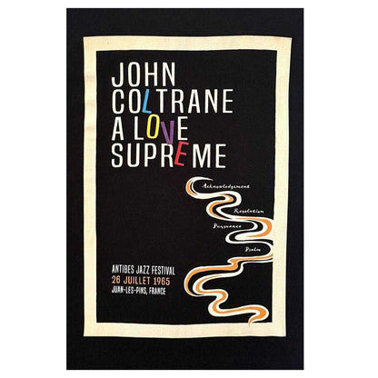 Black - Side - John Coltrane Unisex Adult A Love Supreme T-Shirt