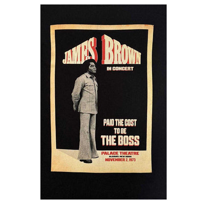 Black - Side - James Brown Unisex Adult The Boss T-Shirt