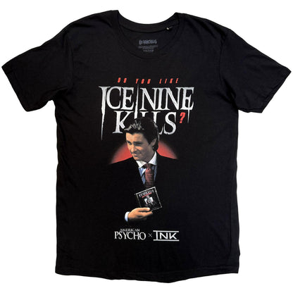 Black - Front - Ice Nine Kills Unisex Adult American Psycho Back Print T-Shirt