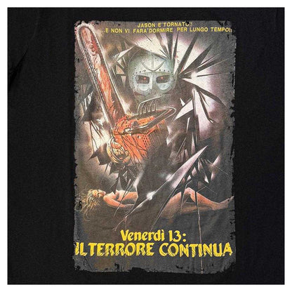 Black - Back - Friday The 13th Unisex Adult Il Terrore Continua T-Shirt