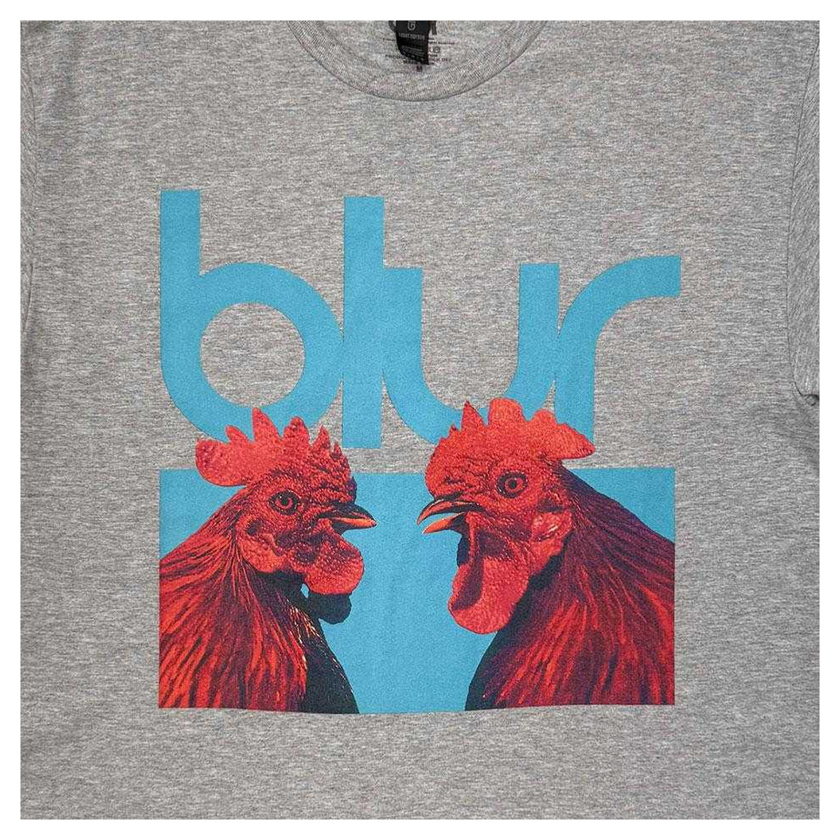 Grey - Side - Blur Unisex Adult Hens Teeth T-Shirt
