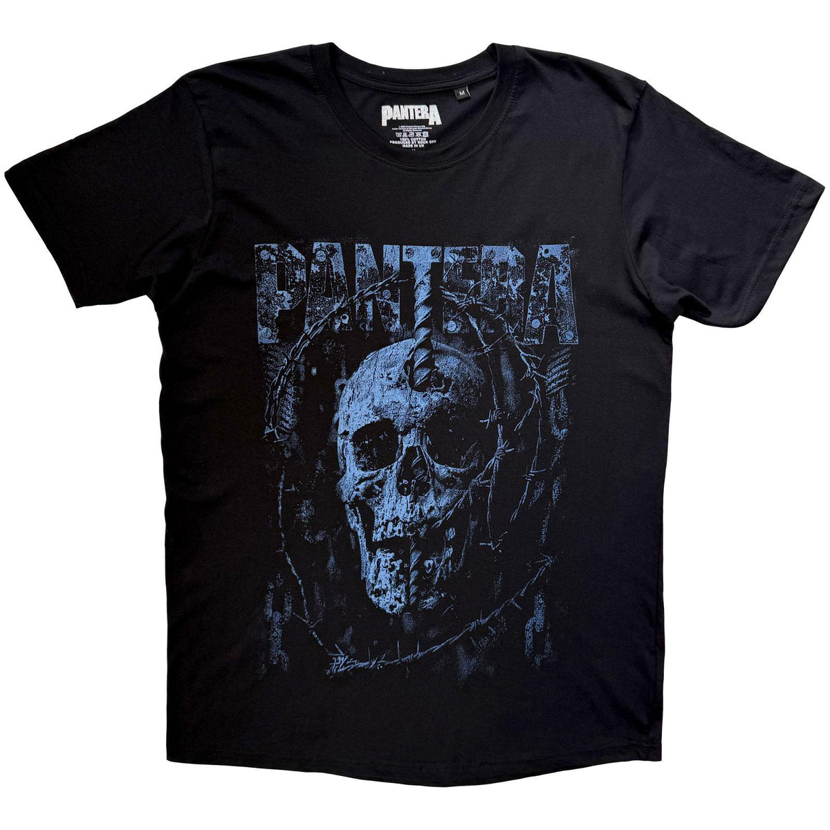 Black - Front - Pantera Unisex Adult Stronger Than All Back Print T-Shirt