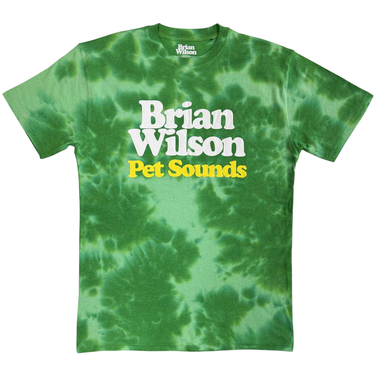 Green - Front - Brian Wilson Unisex Adult Pet Sounds 1966 Back Print T-Shirt