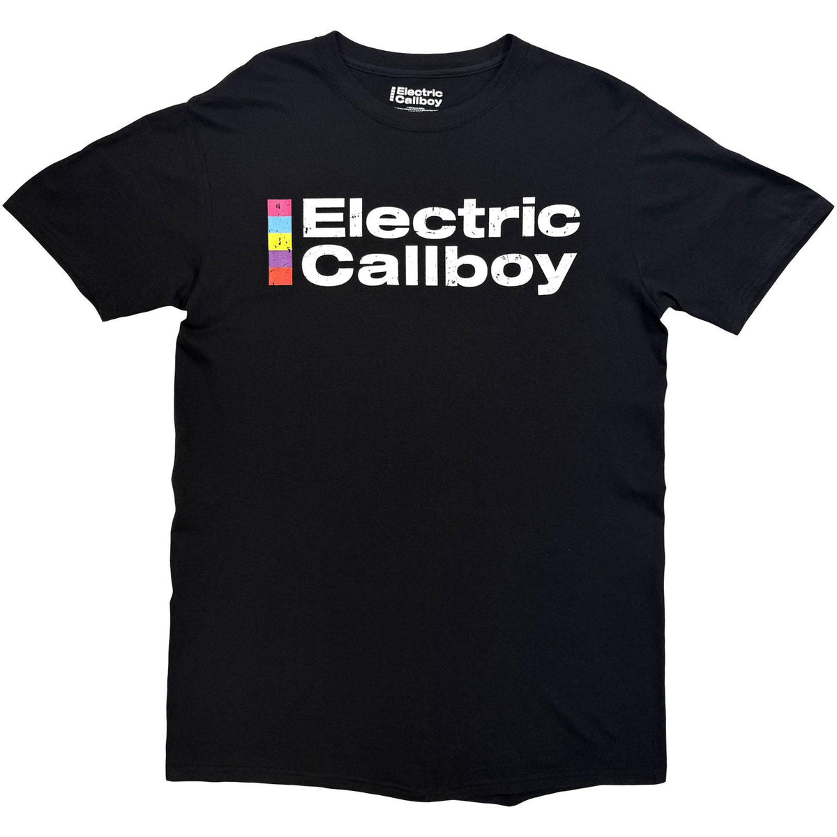 Black - Front - Electric Callboy Unisex Adult Tanzneid All Rights Reserved Back Print T-Shirt