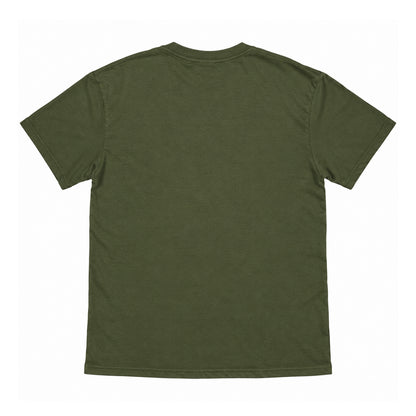 Khaki Green - Back - Avenged Sevenfold Unisex Adult Skeleton Reaper T-Shirt