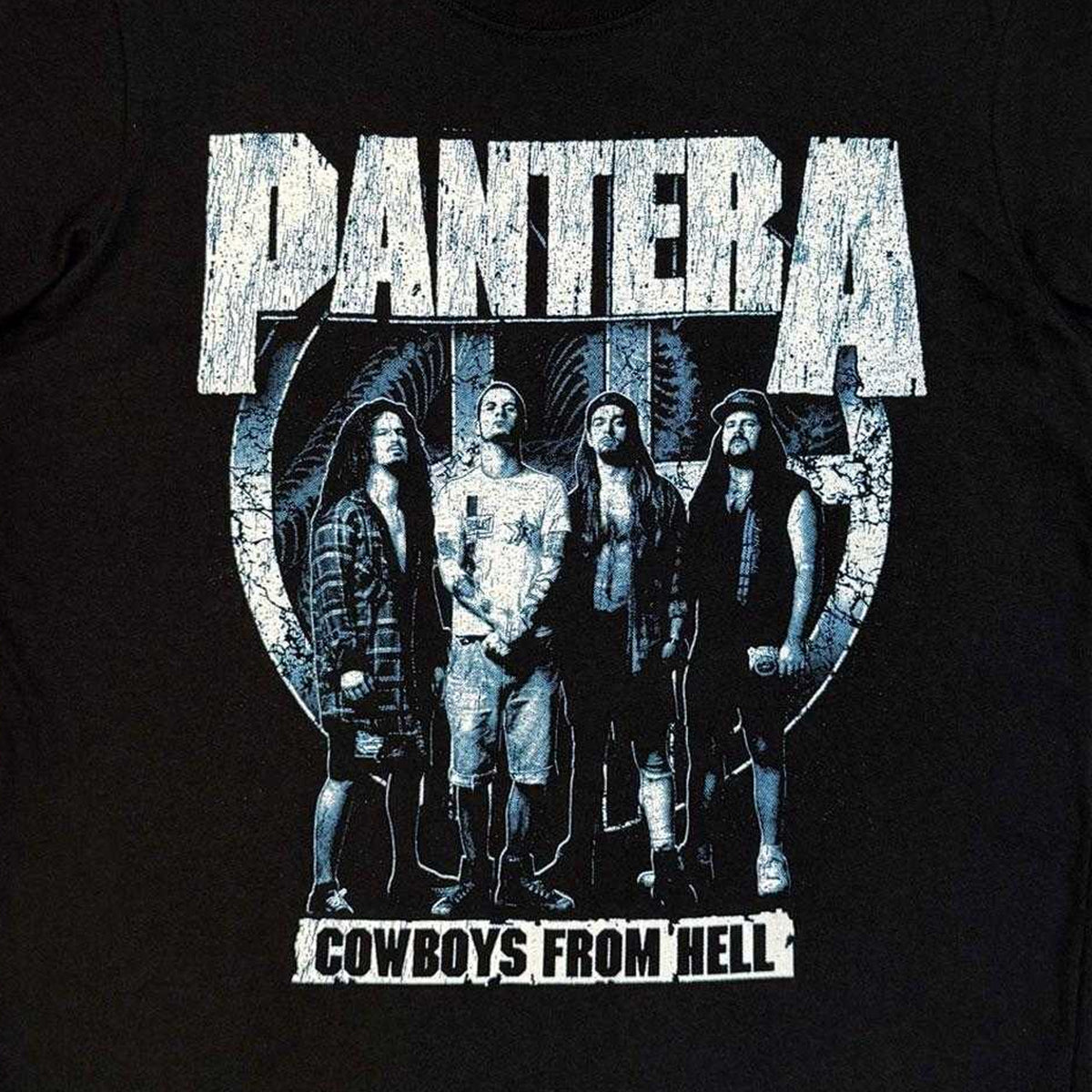 Black - Side - Pantera Unisex Adult Cowboys From Hell Tour 2025 T-Shirt