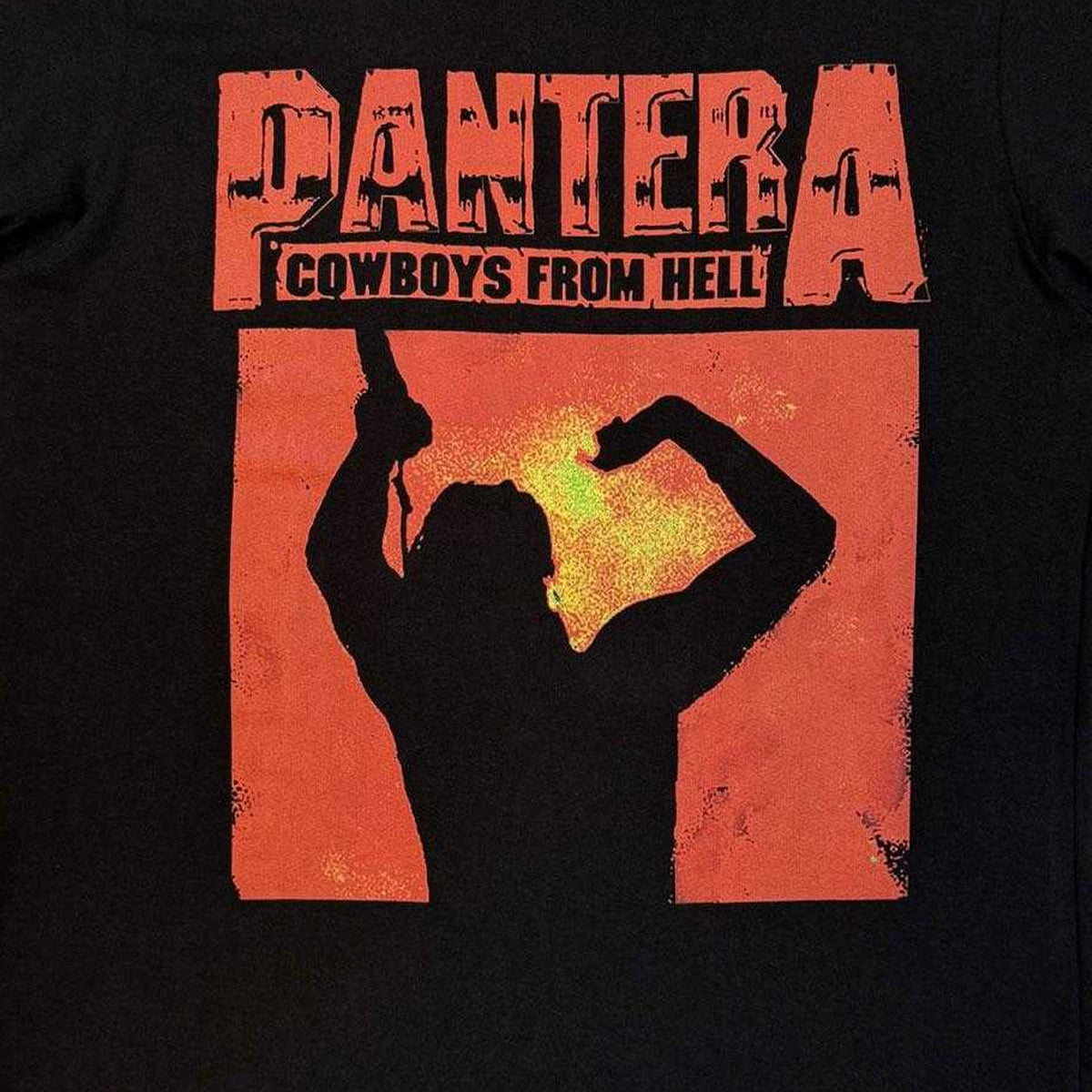 Black - Side - Pantera Unisex Adult Cowboys From Hell T-Shirt