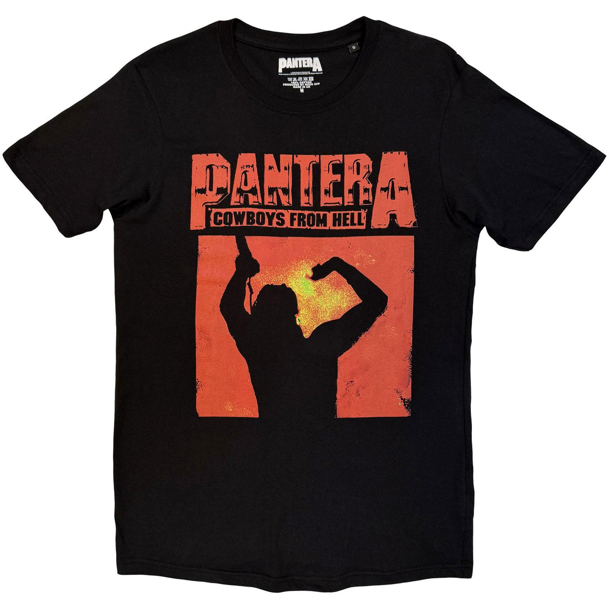 Black - Front - Pantera Unisex Adult Cowboys From Hell T-Shirt