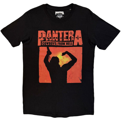 Black - Front - Pantera Unisex Adult Cowboys From Hell T-Shirt